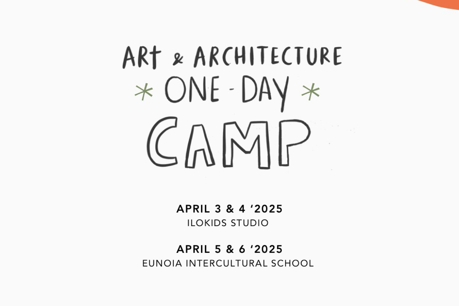ART & ARCHITECTURE ONE - DAY CAMP
