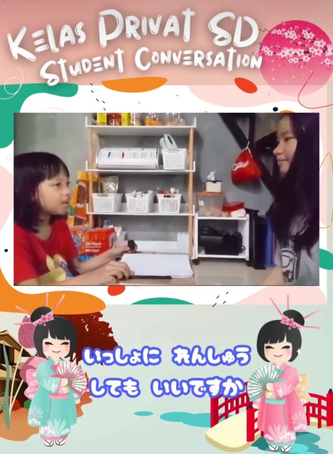 Kursus Bahasa Jepang Reguler SD Online (5 orang)