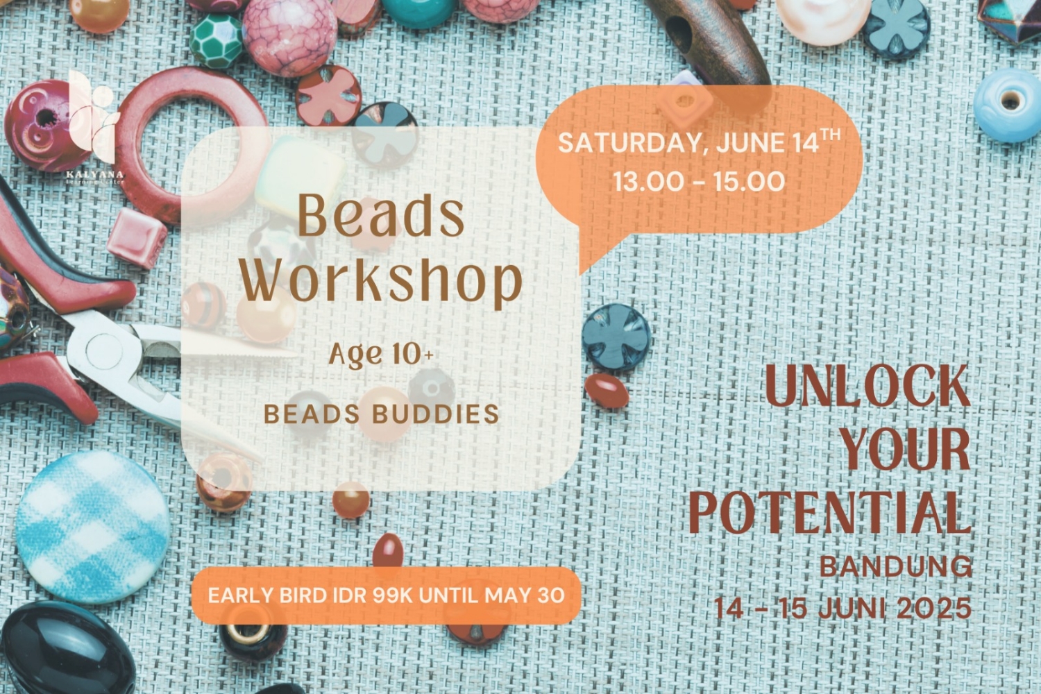 Beads Workshop with Beads Buddies - Unlock Your Potetntial Event