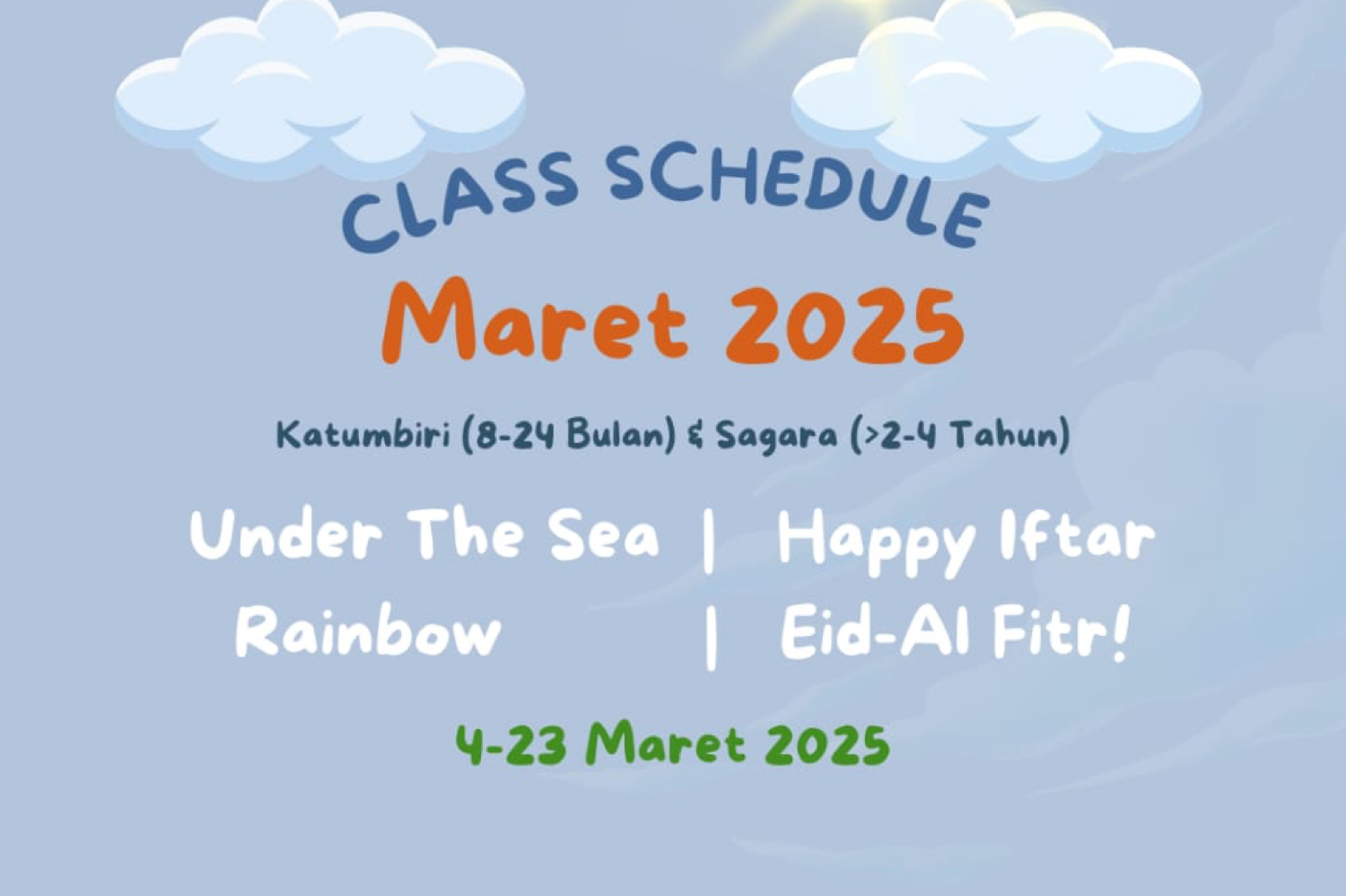 Bundling Pop Up Class Maret - Kelas Katumbiri