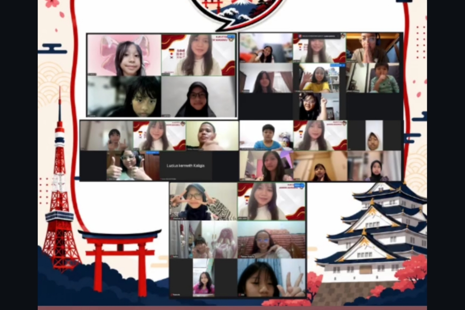 Bahasa asing (Jepang, Korea, Mandarin, Jerman, Inggris)