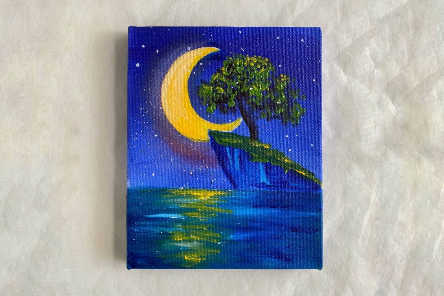 Painting Moon Gazing