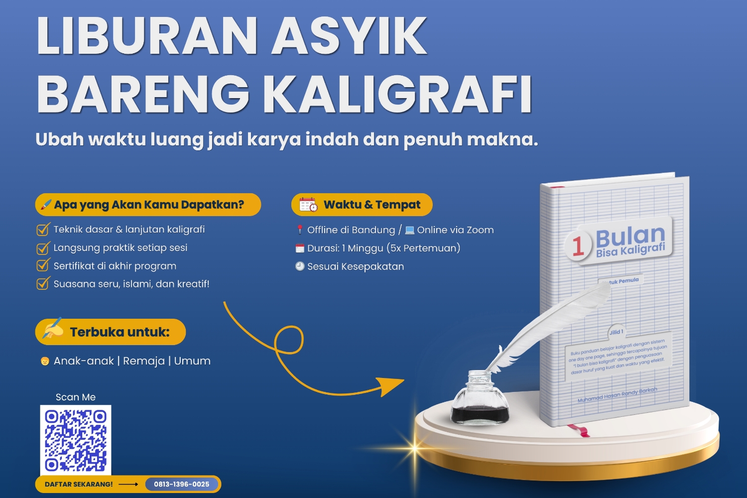 Belajar Kaligrafi Arab Pemula