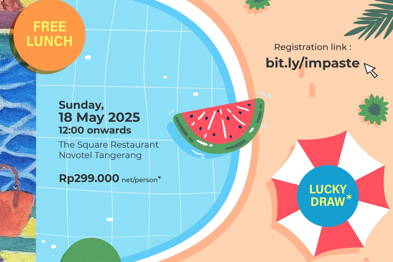 Summer Pool Acrylic Painting Workshop 2