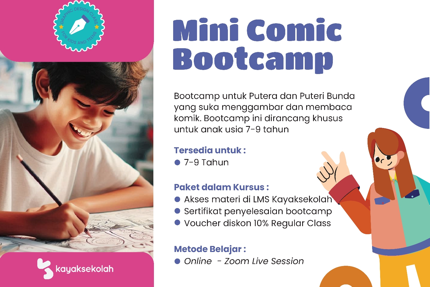 Mini Comic Bootcamp (Kids B)