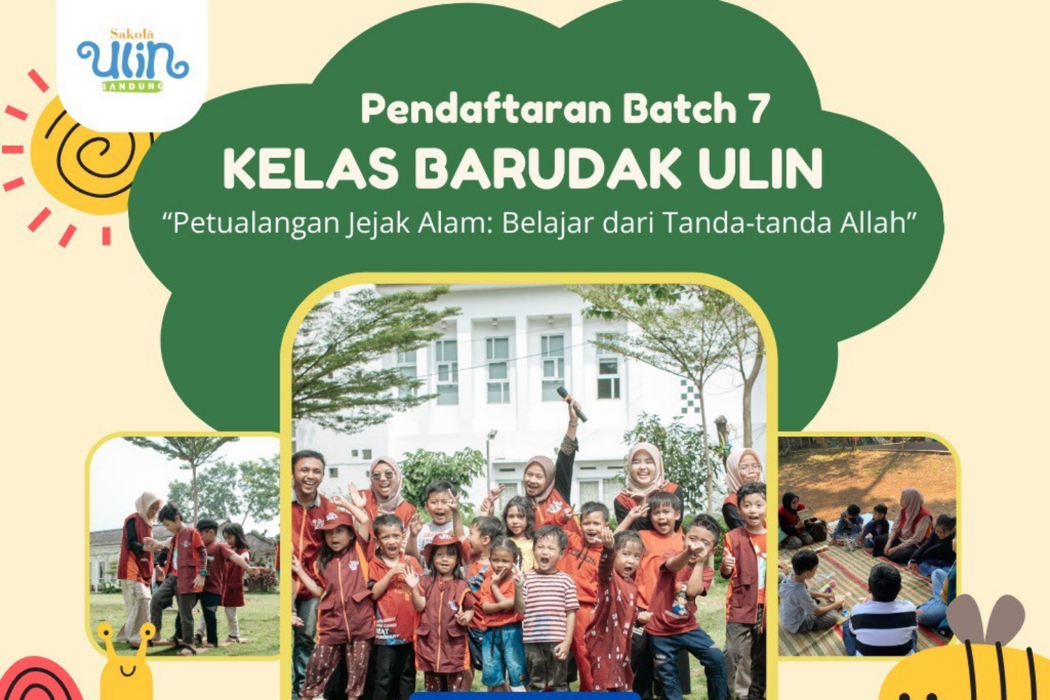Kelas Barudak Ulin Batch 7 - Kelas bermain untuk anak usia 4-9 tahun