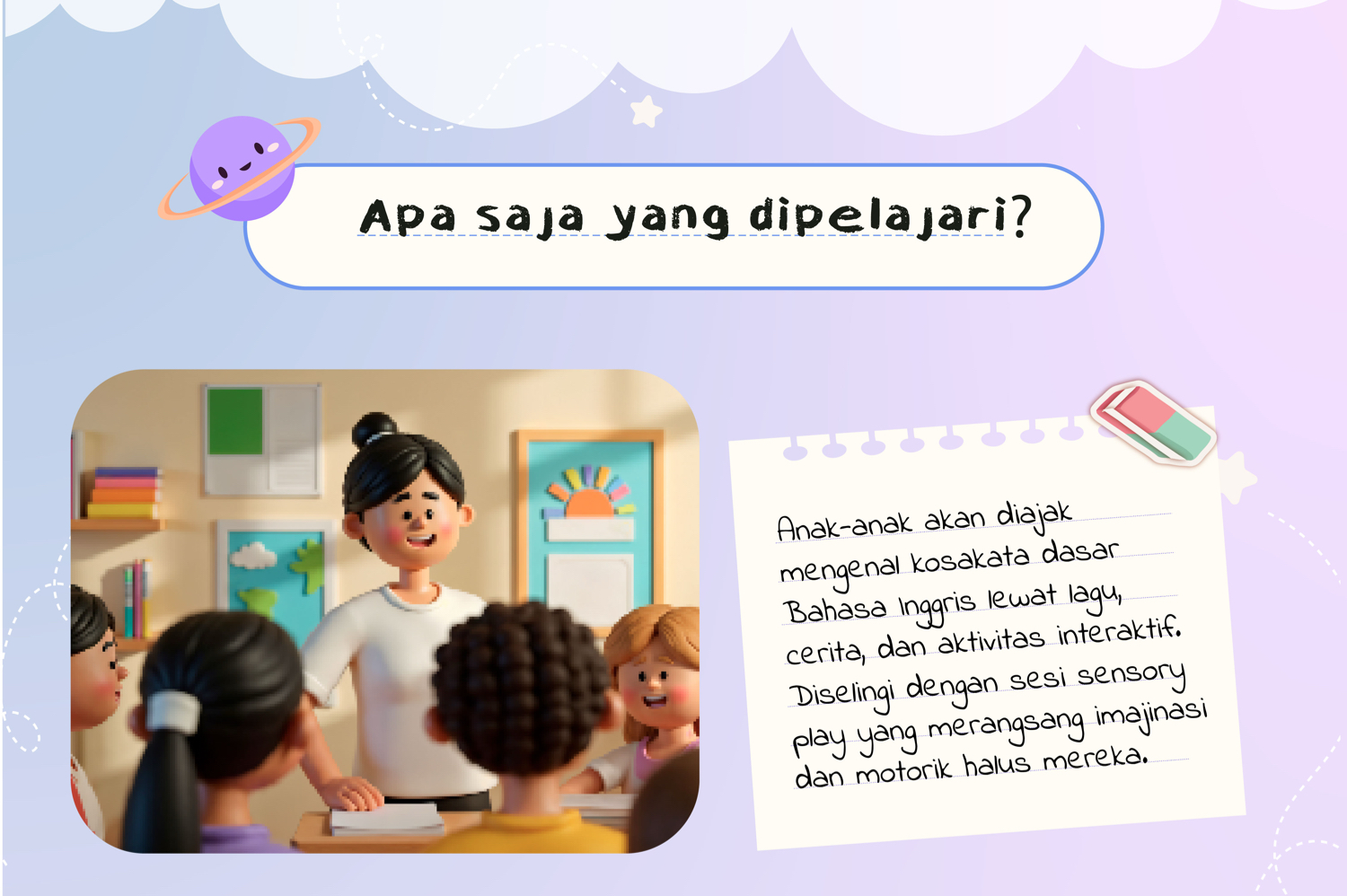 English Class & Sensory Play (Sabtu 12 Juli) 2