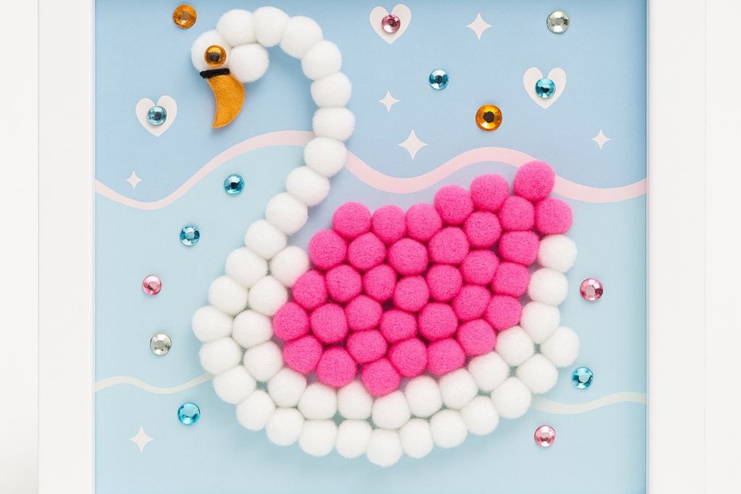 DIY Fun Pom in Frame
