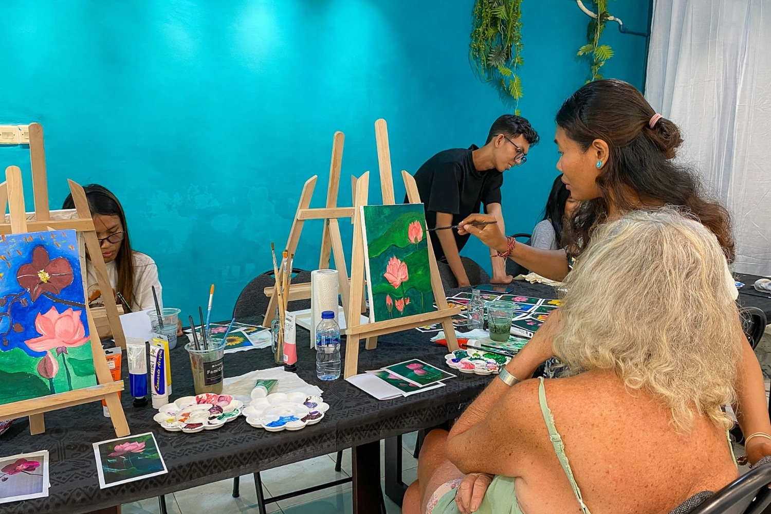 Tropical Florals Painting