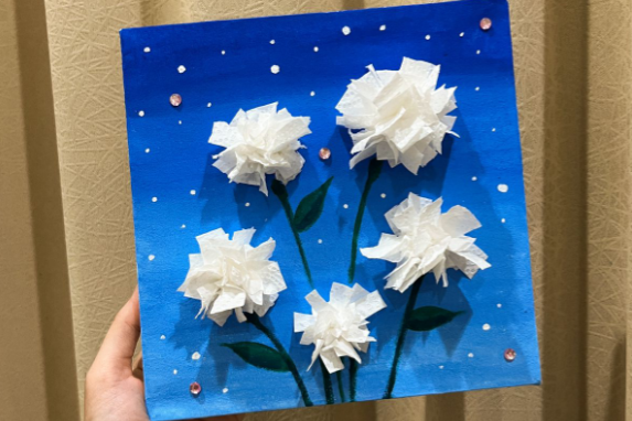 Canvas Craft Marigold Flower