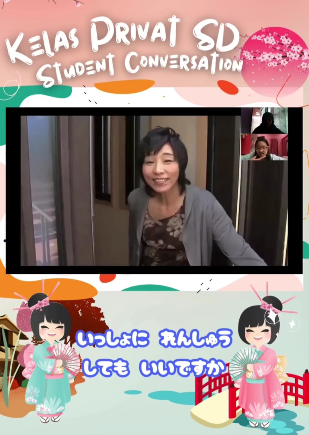 Kursus Bahasa Jepang Privat TK SD (Online)