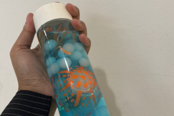 Spy bottle sensory play