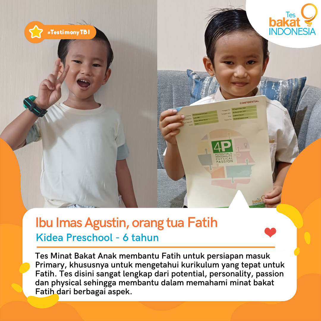 Tes Bakat Anak Premium by Tes Bakat Indonesia 2