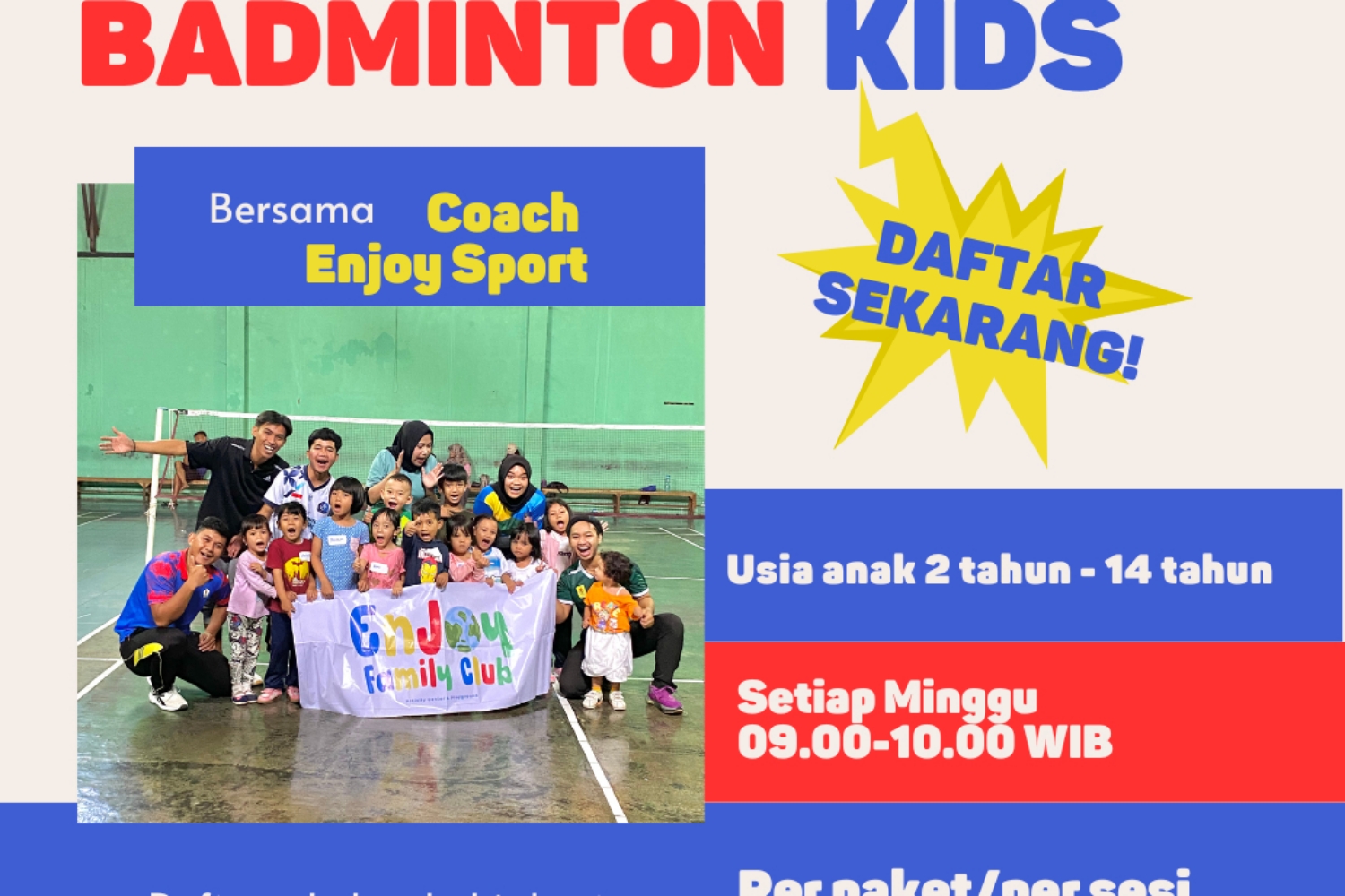 Enjoy Kids Badminton