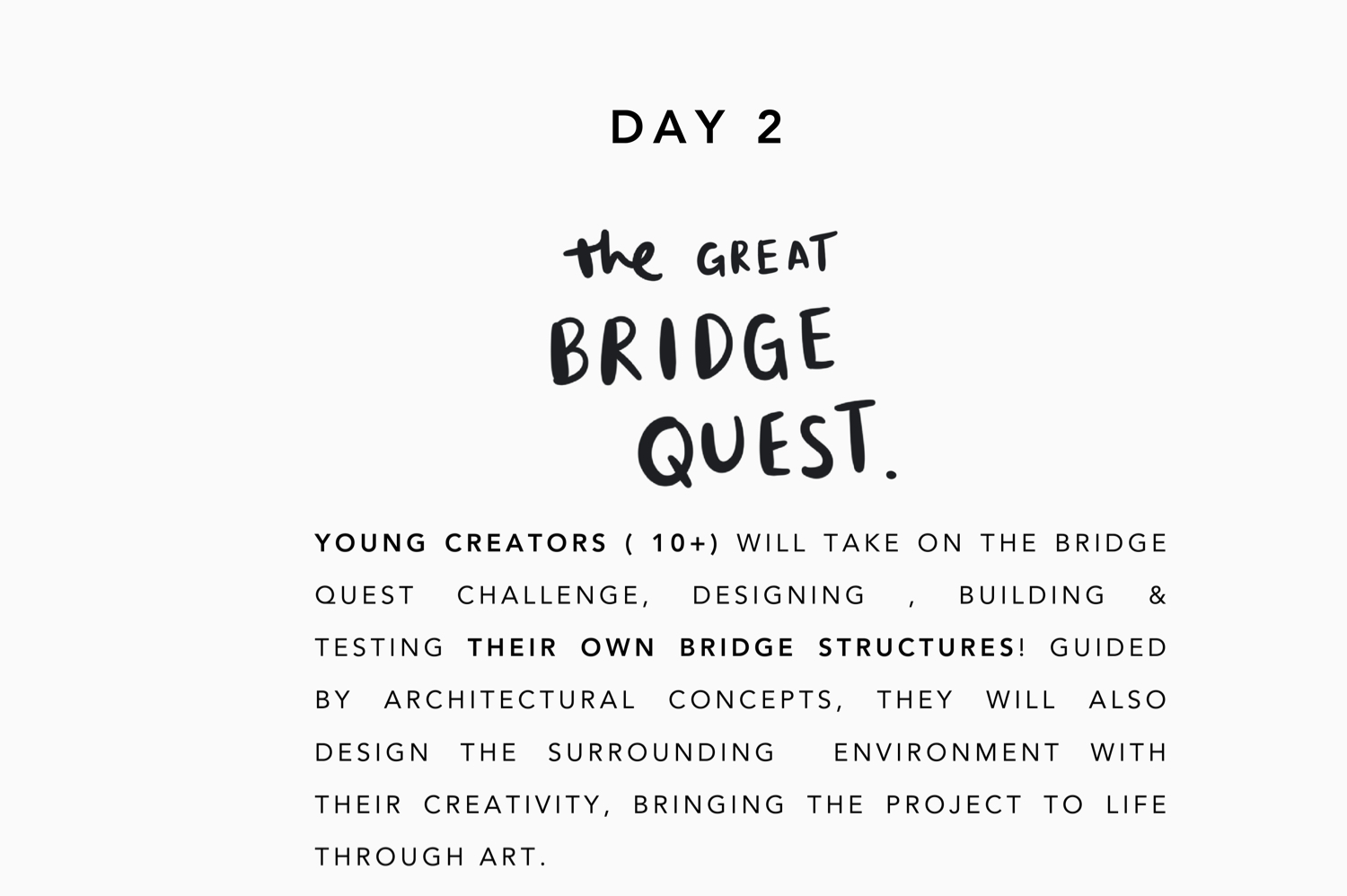 ART & ARCHITECTURE ONE - DAY CAMP 4