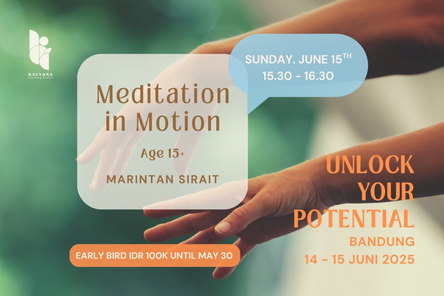 Meditation in Motion - Unlock Your Potential Event