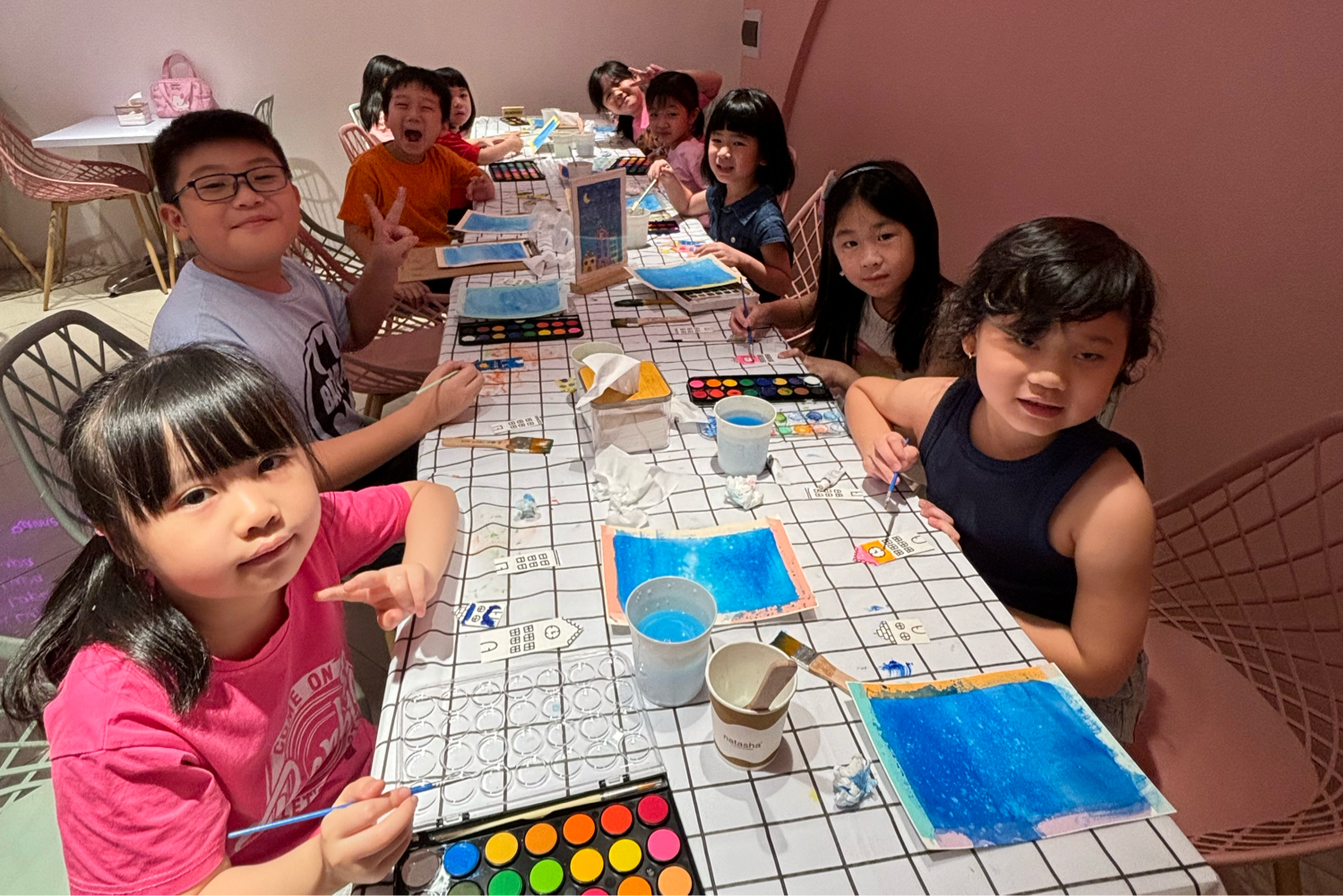 Mushroom arcylic on canvas class 2