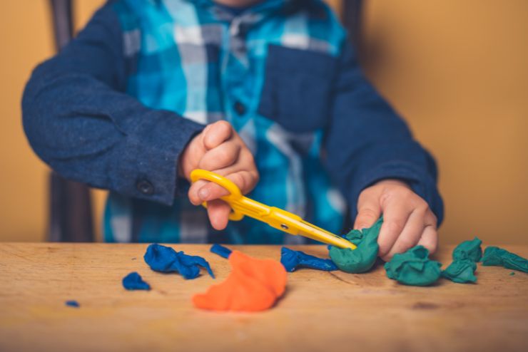 sensory play at home