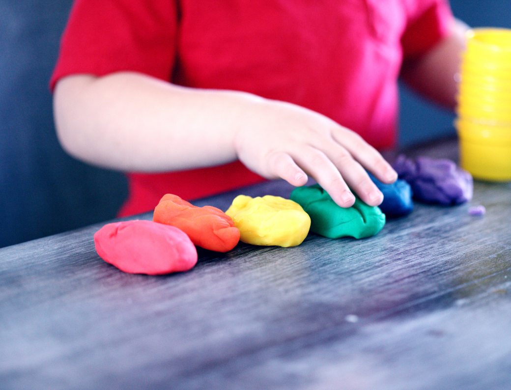 a DIY flour clay project