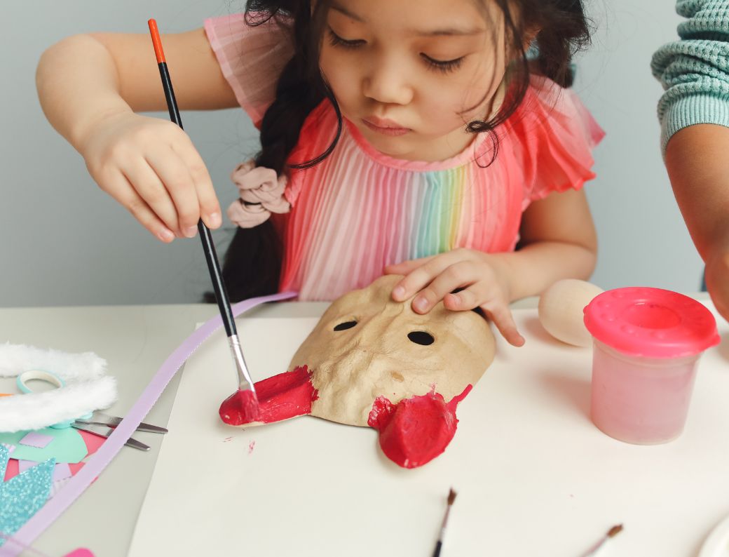 an art and craft class for children