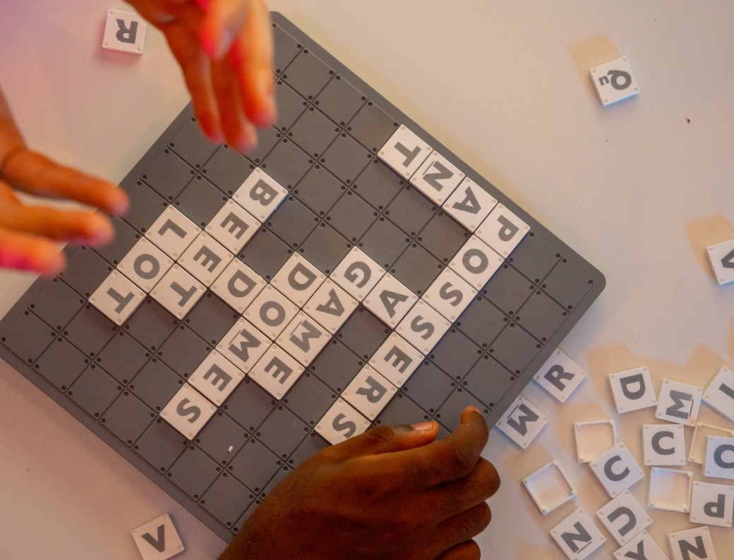 the board game Scrabble