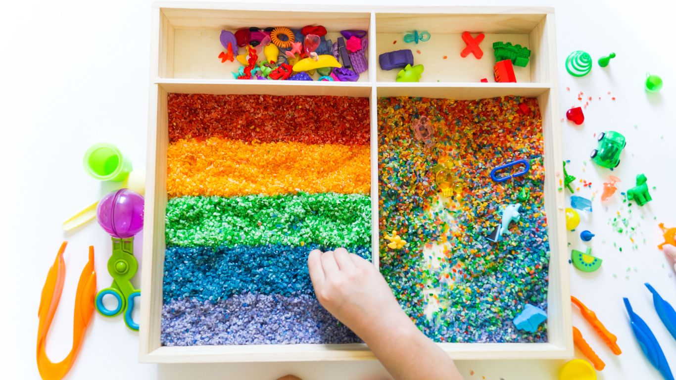 developing a child's senses through sensory play